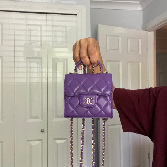 Chanel clutch with chain - Picture 6 of 7